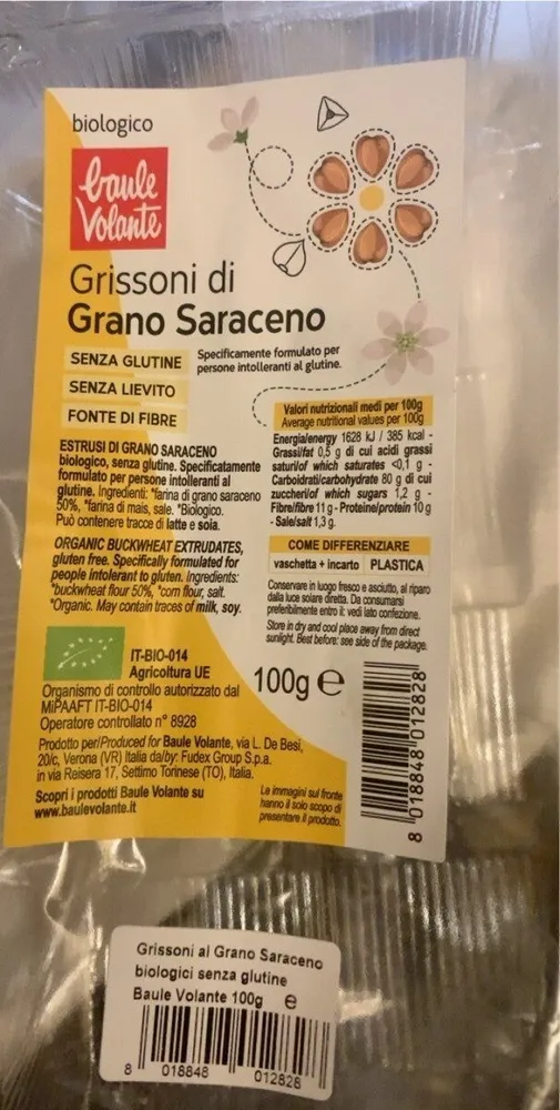 Grissoni di Grano Saraceno