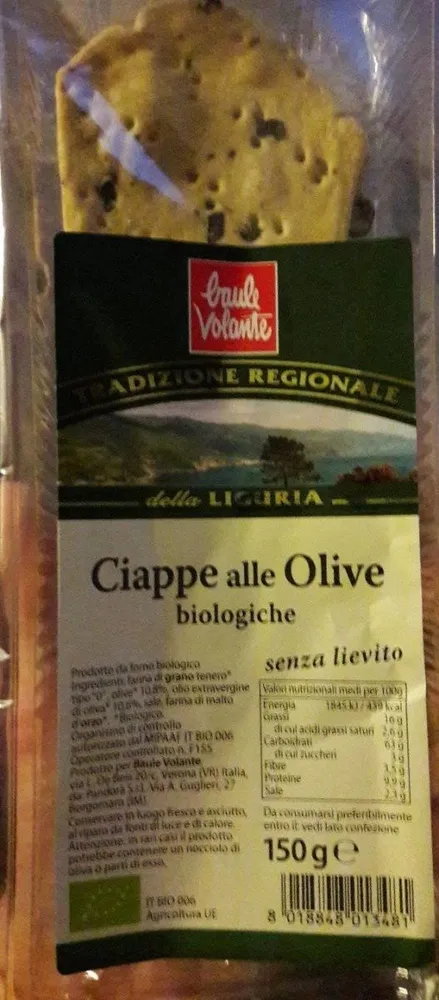 Ciappe alle Olive biologiche