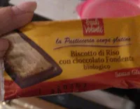 Biscotto di riso con cioccolato fondente biologico