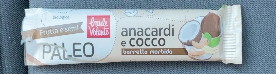 Anacardi e cocco barretta morbida