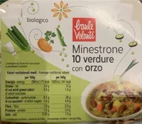 Minestrone 10 verdure con orzo