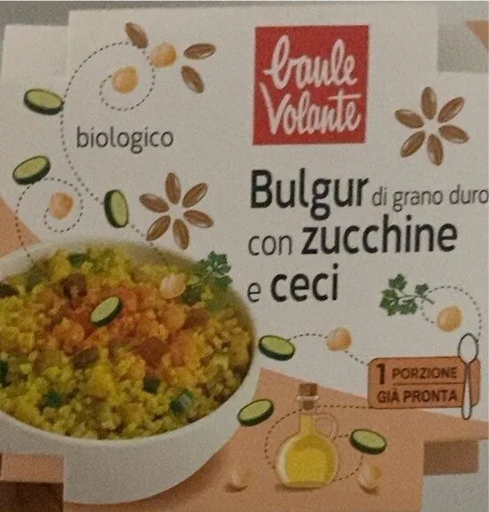 Bulgur di grano duro con zucchine e ceci