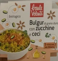 Bulgur di grano duro con zucchine e ceci