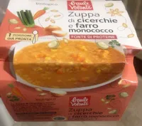 Zuppa di cicerchie e farro monococco