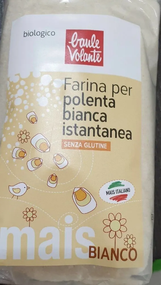 Farina per polenta bianca istantanea