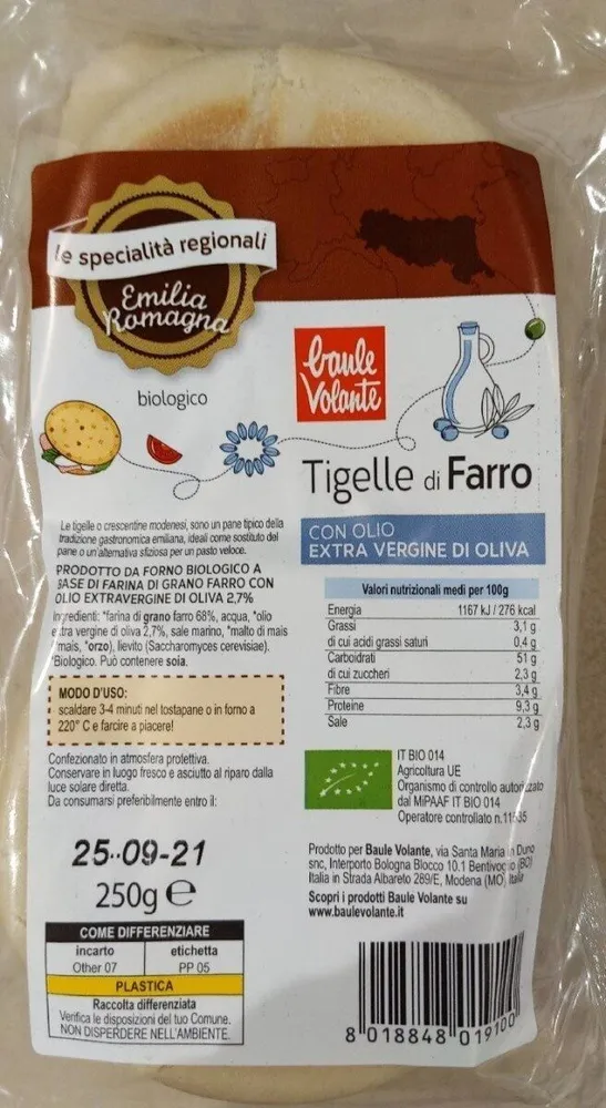 Tigelle di Farro