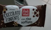 Cioccolato fondente con riso soffiato