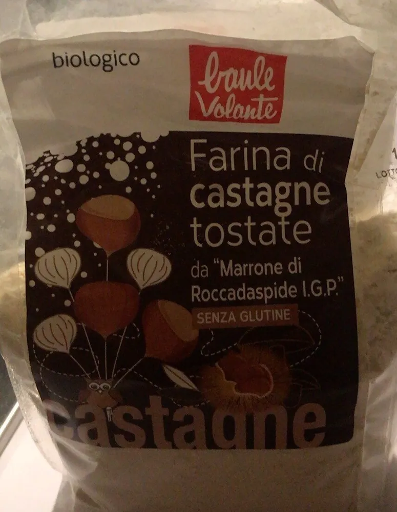 Farina castagne tostate