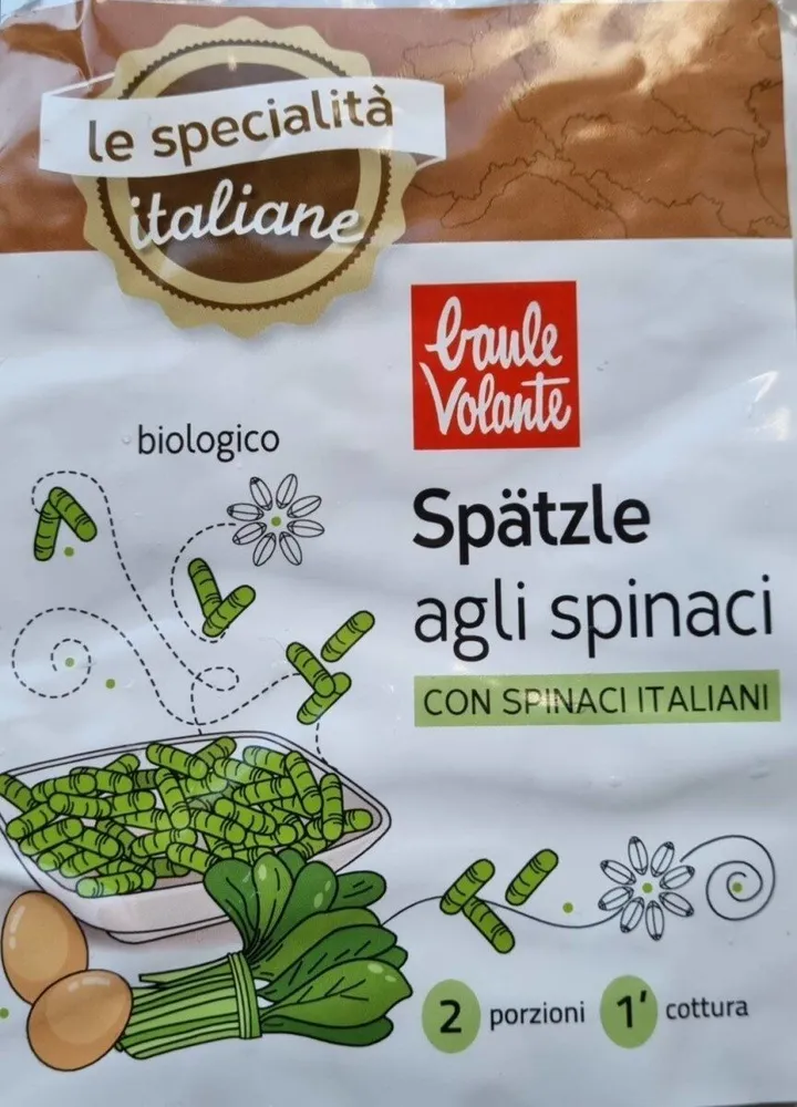 Spätzle agli spinaci