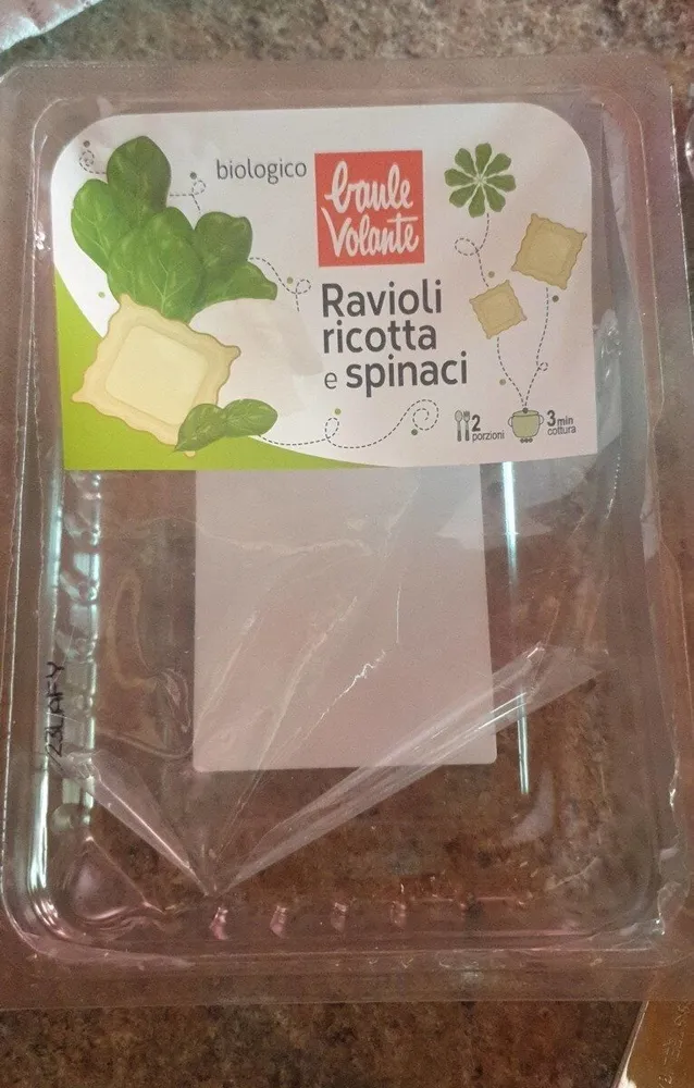 Ravioli ricotta e spinaci