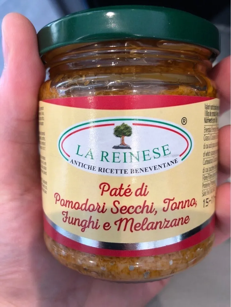 Paté di Pomodori Secchi, Tonno, Funghi e Melanzane