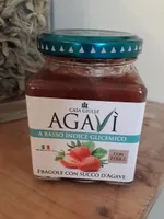 Agavi marmellata fragole con succo agave