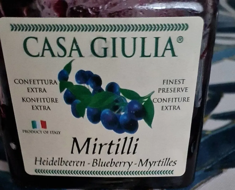 Confettura extra mirtilli