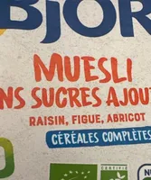 Muesli sans sucre ajouté