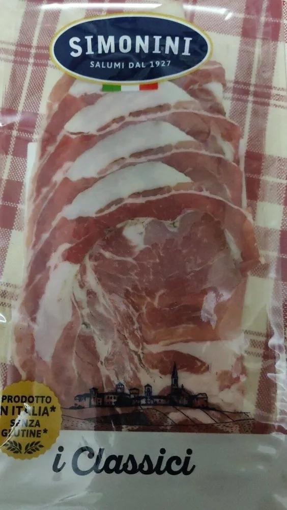 Pancetta coppata senza glutine