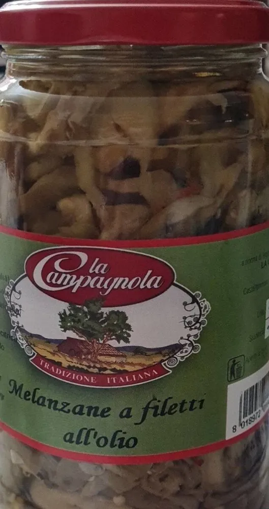 Melanzane a filetti all'olio