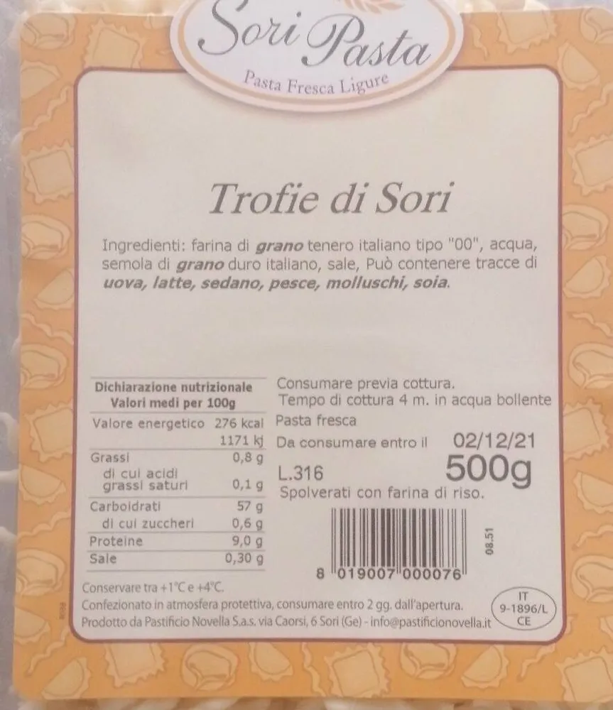 Trofie di Sori