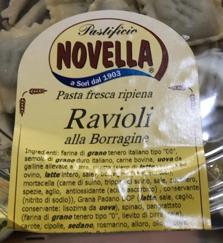 Ravioli alla Borragine