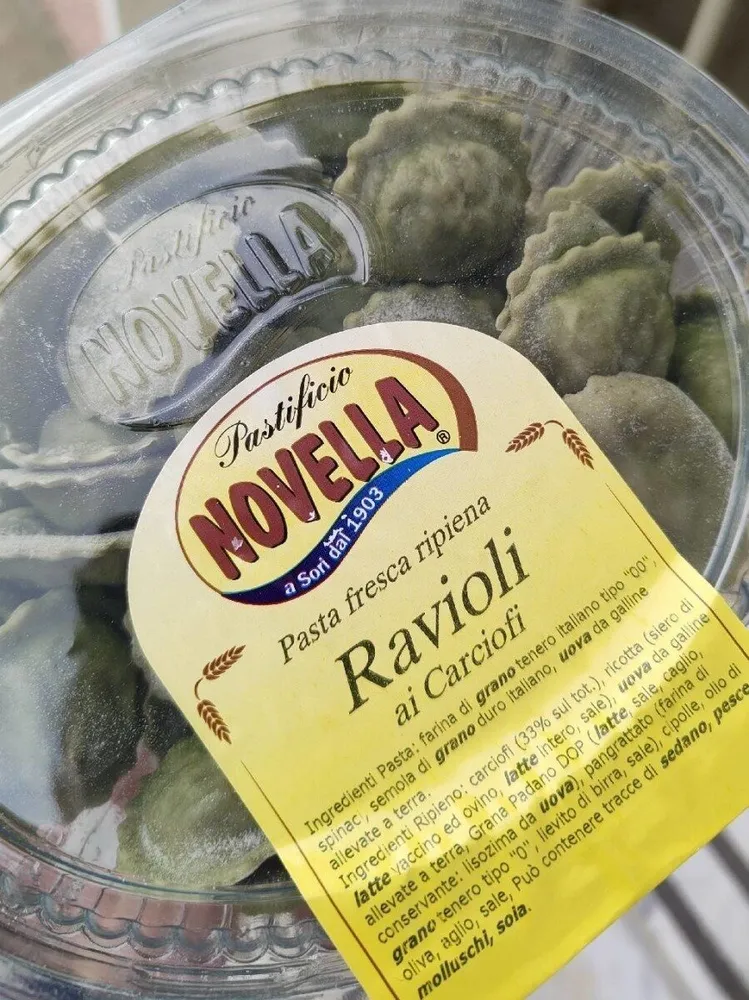 Ravioli ai carciofi