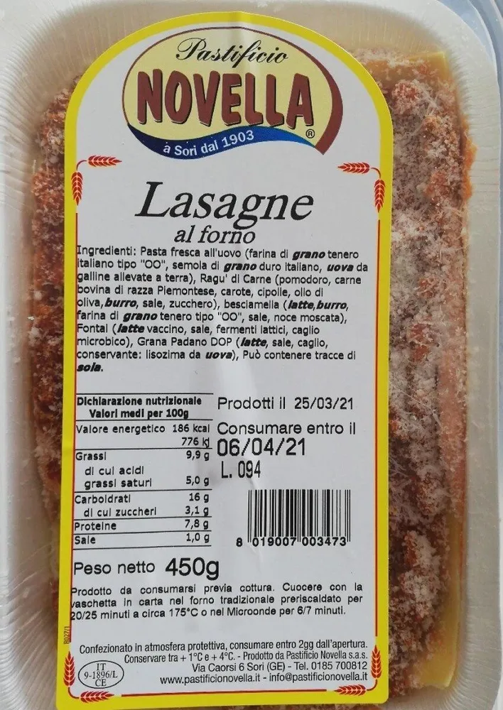 Lasagne al forno