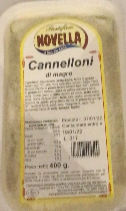 Cannelloni di magro