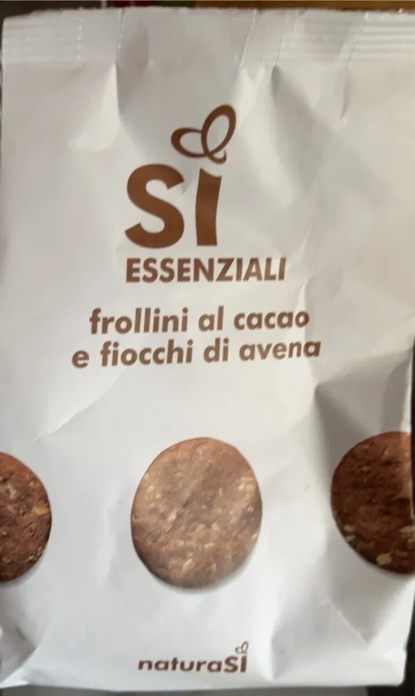 frollini al cacao e fiocchi di avena