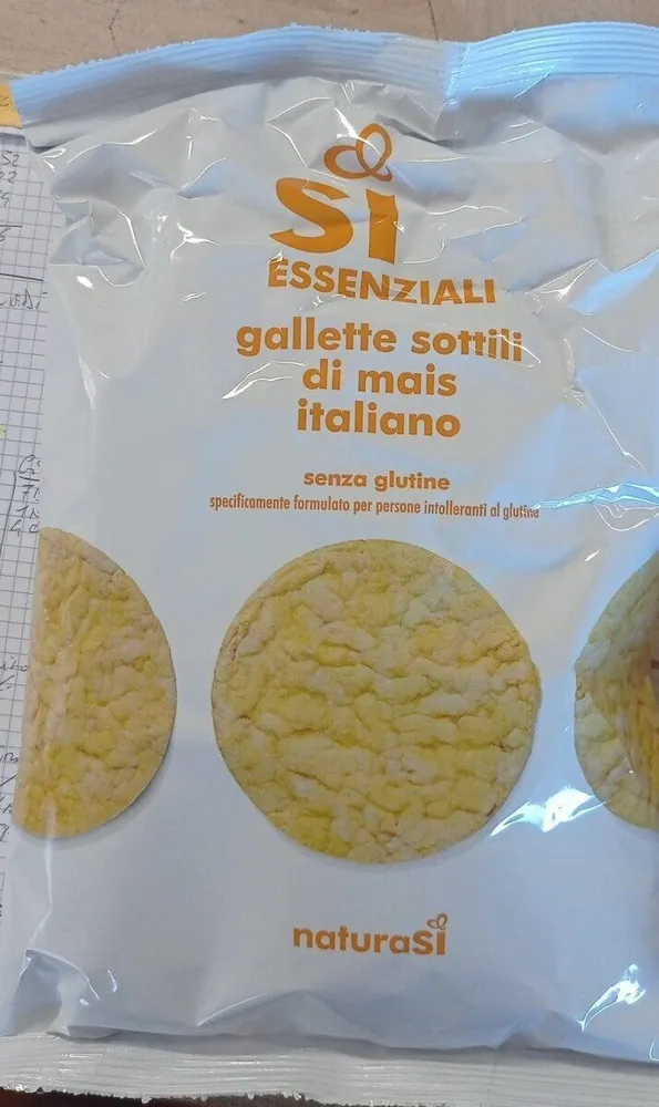 Si essenziali gallette sottili mais