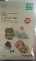 Frollini+gocce Ciocc. + SF Oil Shortbread Chocolate Chip Cookies G 350