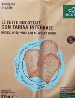 Le fette biscottate con farina integrale