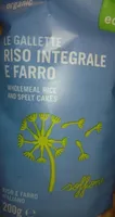 Gallette di riso integrale e farro