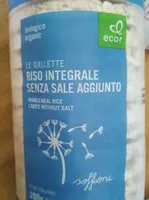 Gallette riso integrale senza sale aggiunto