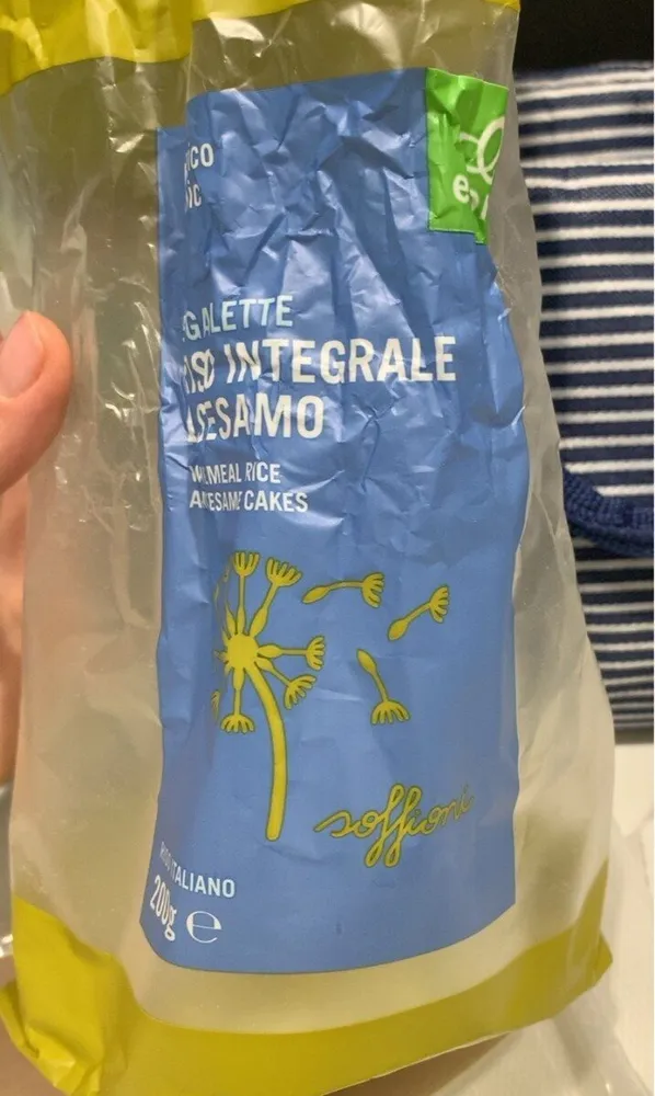 Gallette riso e sesamo