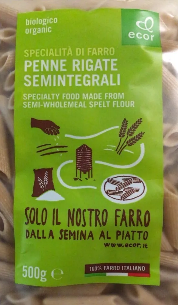 penne rigate semi integrali