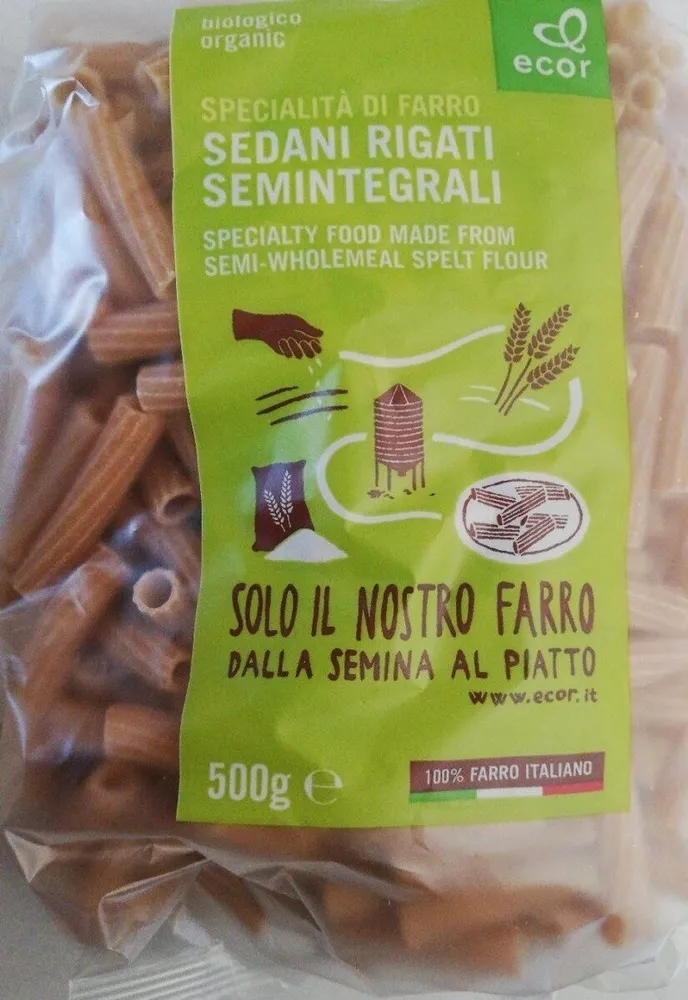 Sedani rigati semintegrali