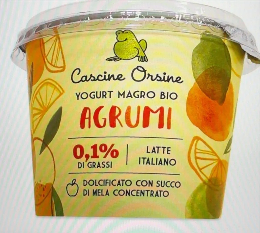 Yogurt magro agli agrumi