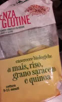 Caserecce biologiche di mais, riso, grano saraceno e quinoa