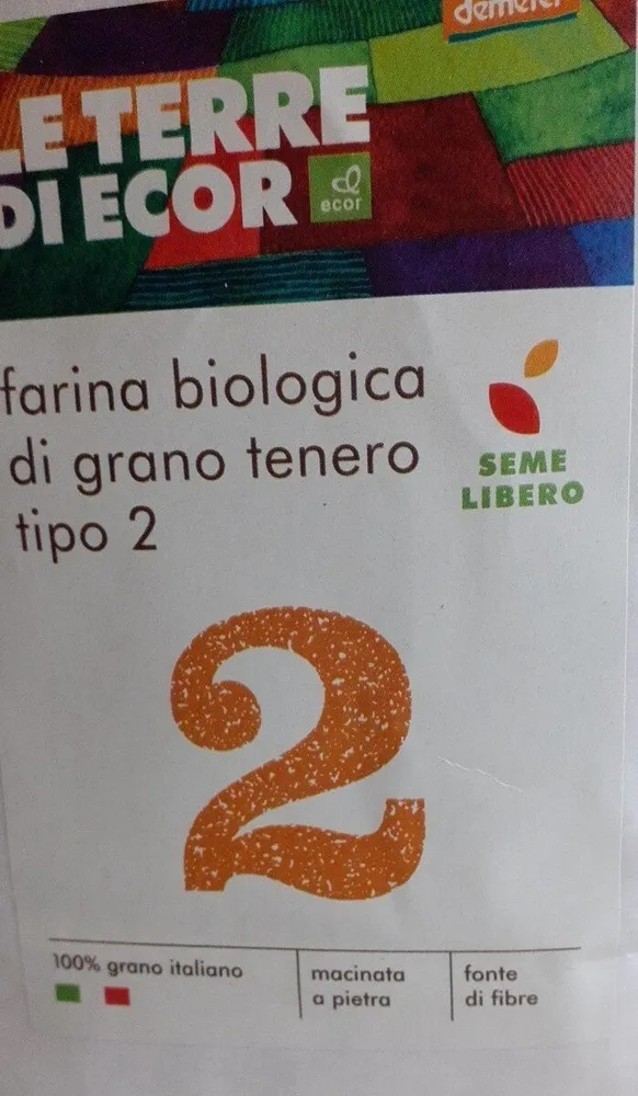 Farina biologica di grano tenero tipo 2