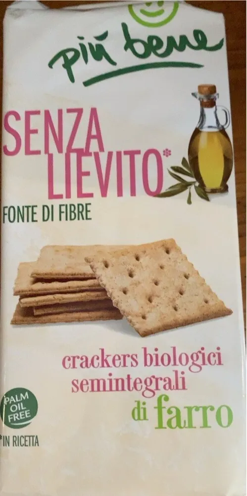 Crackers biologici semintegrali di farro