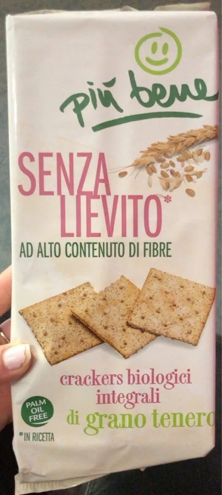 Senza lievito crackers integrali