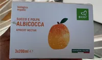 Organic apricot nectar 3X200ML