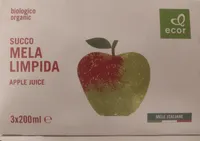 Succo mela limpida
