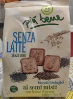Biscotti bio ai semi misti senza latte e uova
