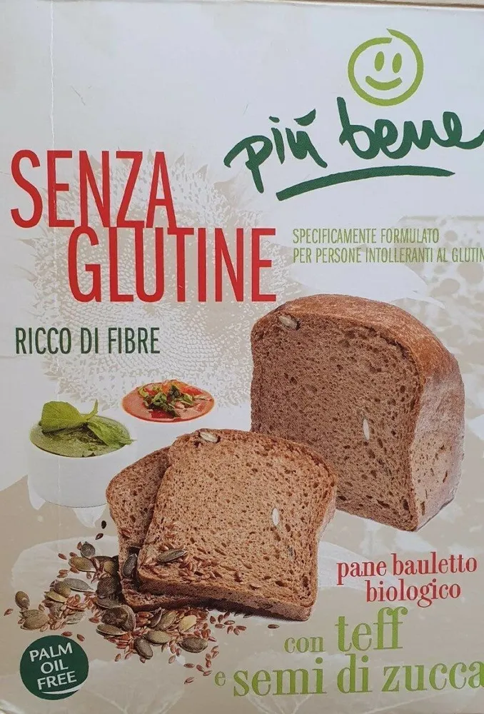 pane bauletto con teff semi di zucca