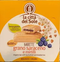 Barrette grano saraceno e mirtilli
