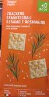 Crackers semintegrali sesamo e rosmarino