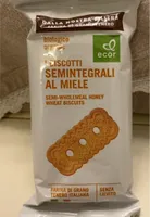 Biscotti semintegrali al miele