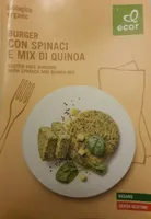 Burger con spinaci e mix quinoia