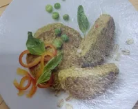 Mini burger agli spinaci piselli e avena