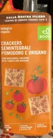 CRACKERS SEMINTEGRALI POMODORO E ORIGANO