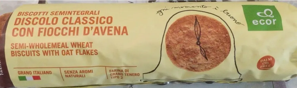 Discolo classico con fiocchi d’avena